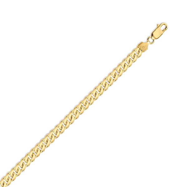 7mm Miami Cuban Bracelet (Gold)