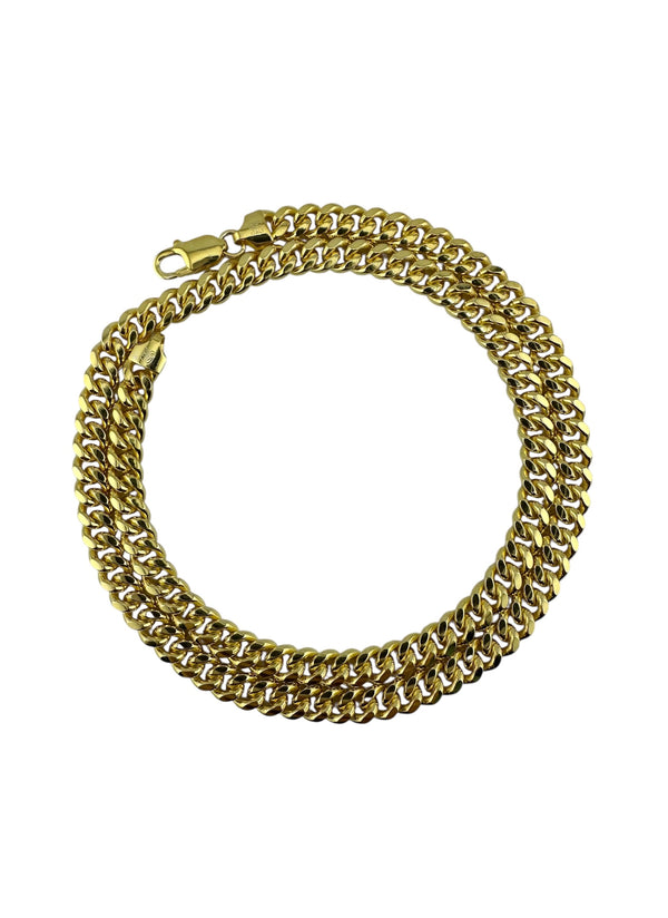 7mm Miami Cuban Chain (Gold)