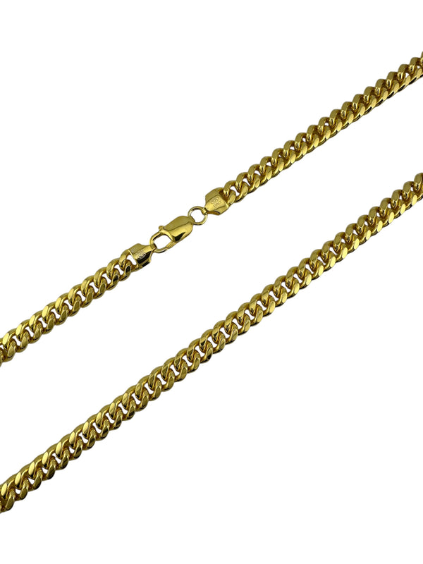 7mm Miami Cuban Chain (Gold)