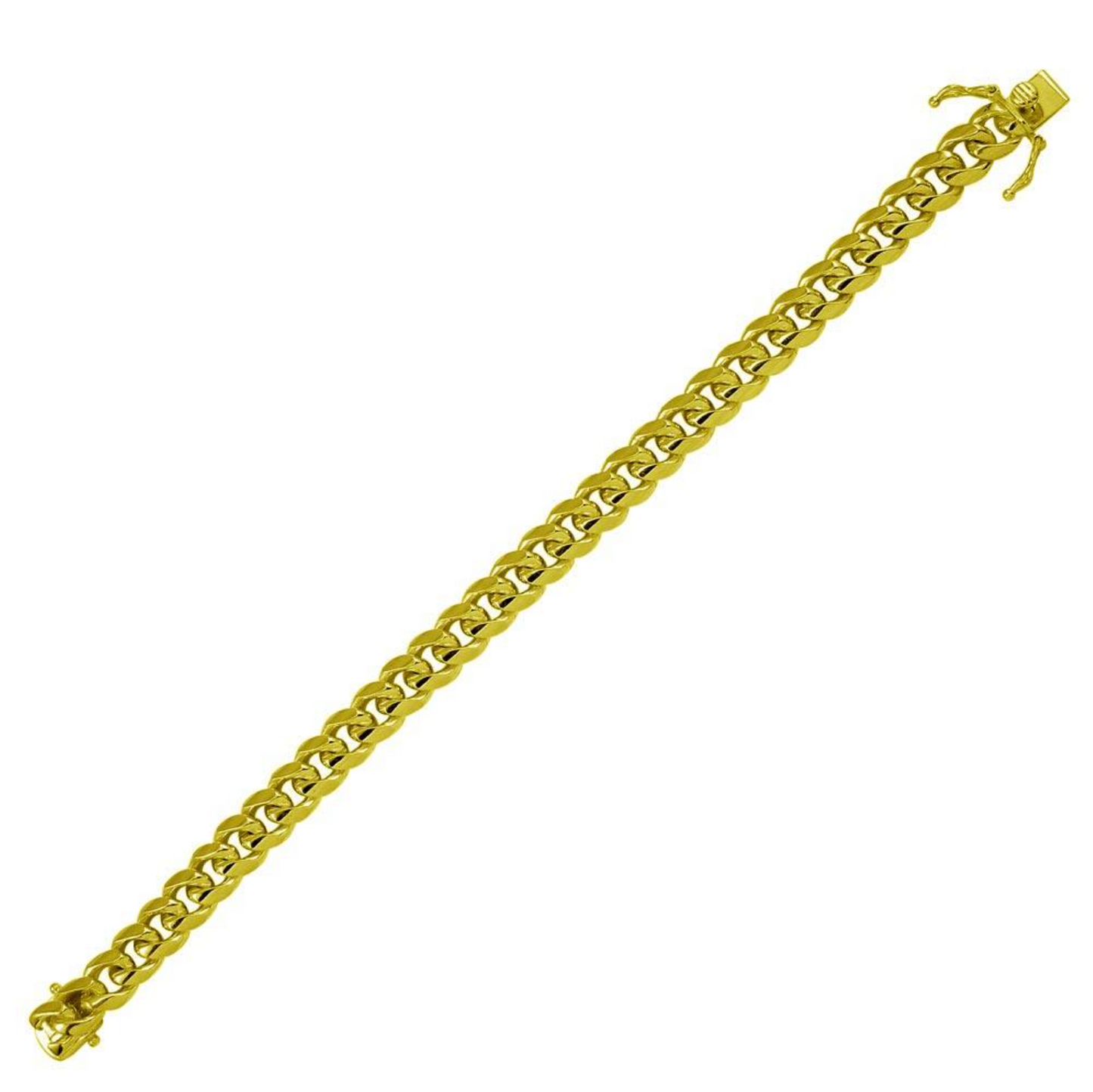 Miami Cuban Bracelet (Gold) 9mm