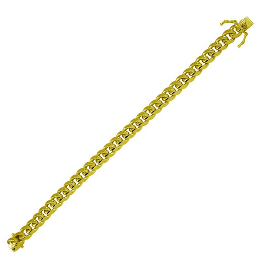 Miami Cuban Bracelet (Gold) 9mm