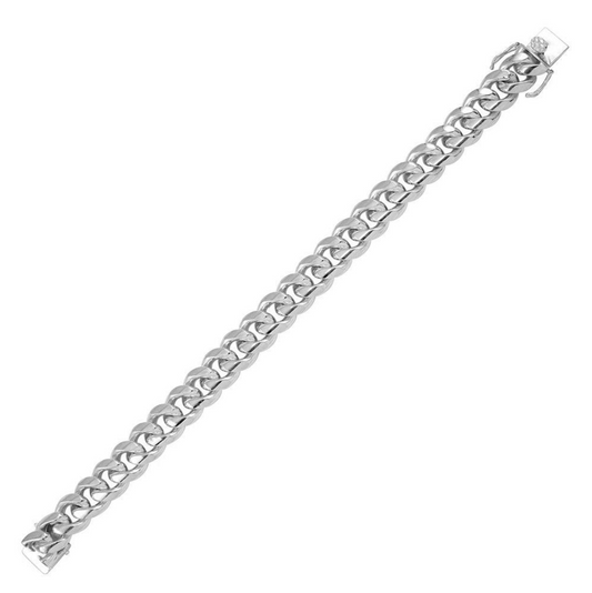 Miami Cuban Bracelet (Silver) 9mm